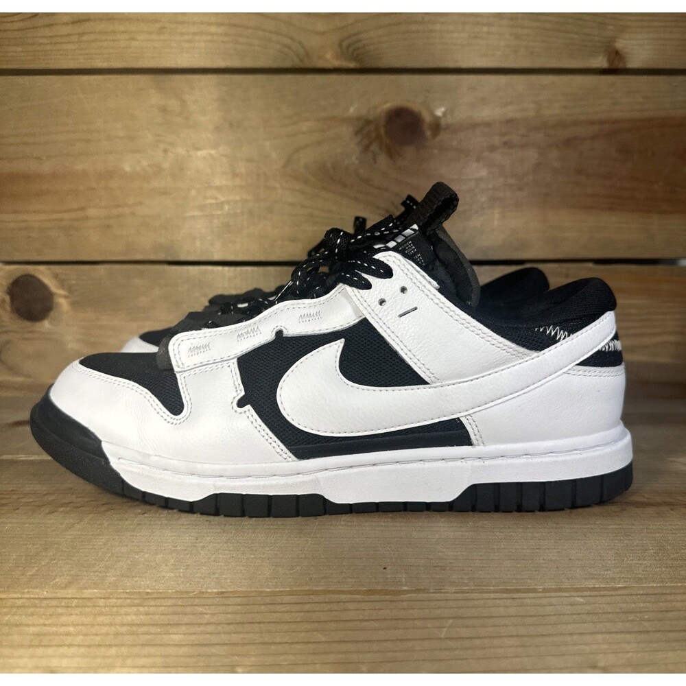 NEW Mens Size 10.5 Nike Air Dunk Jumbo "Reverse Panda” Low Top Shoes DV0821-002 - Picture 2 of 8